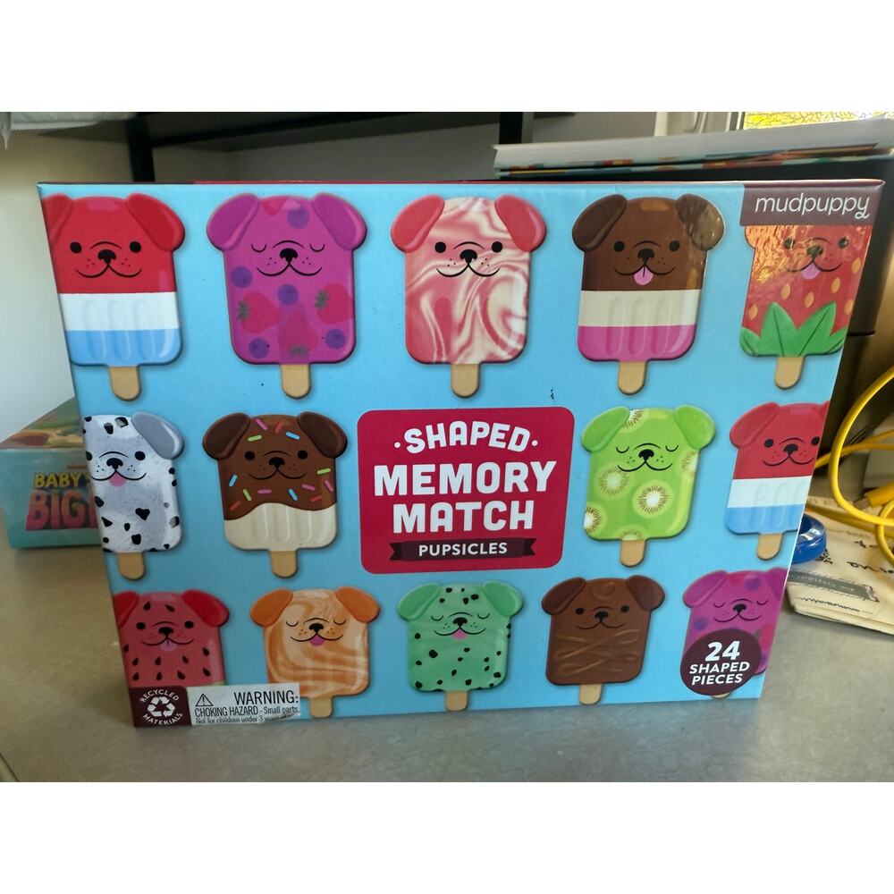Mudpuppy Pupsicles Memory Match Game - BRAND NEW